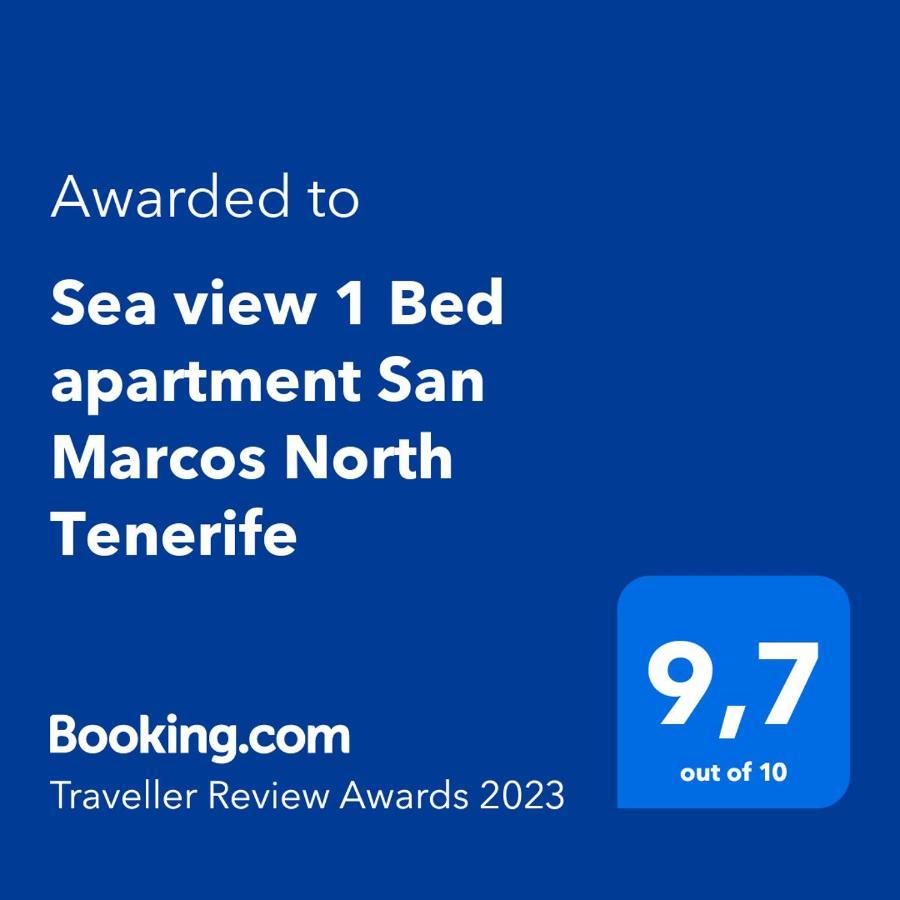 Sea View 1 Bed Studio Apartment San Marcos North Tenerife Esterno foto